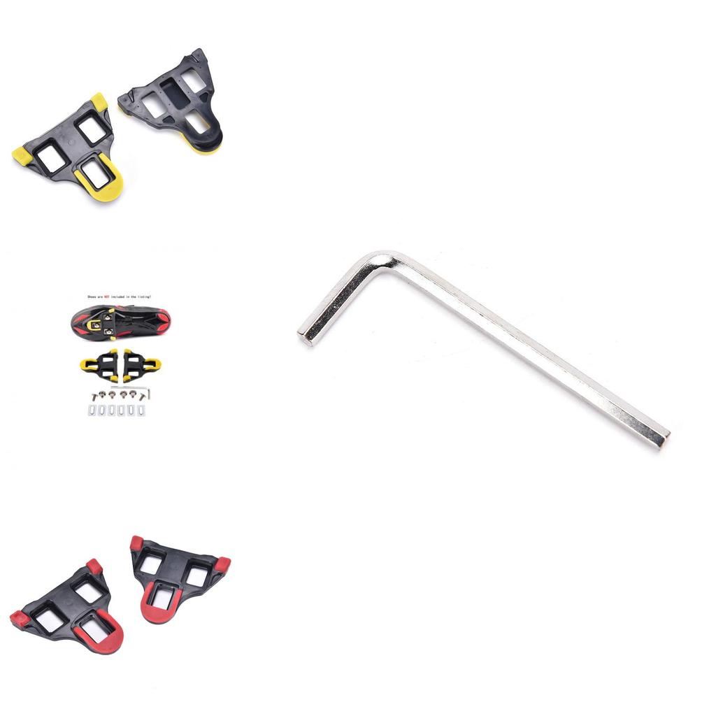 Bike Pedal Cleats With Abs Material For Road Cycling Shoes And Foot Locking