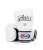 Боксерские перчатки Fairtex из натуральной кожи BGV1 Дышащие Белые 12 унций