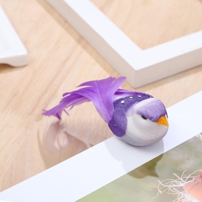 12 шт./кор. моделирование искусственная птица садоводство дома птица орнамент украшения