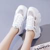 Модная весенне-летняя дышащая повседневная спортивная обувь женская на плоской подошве на толстой подошве INS трендовая 2025 новый стиль обувь с резиновым верхом из Китая