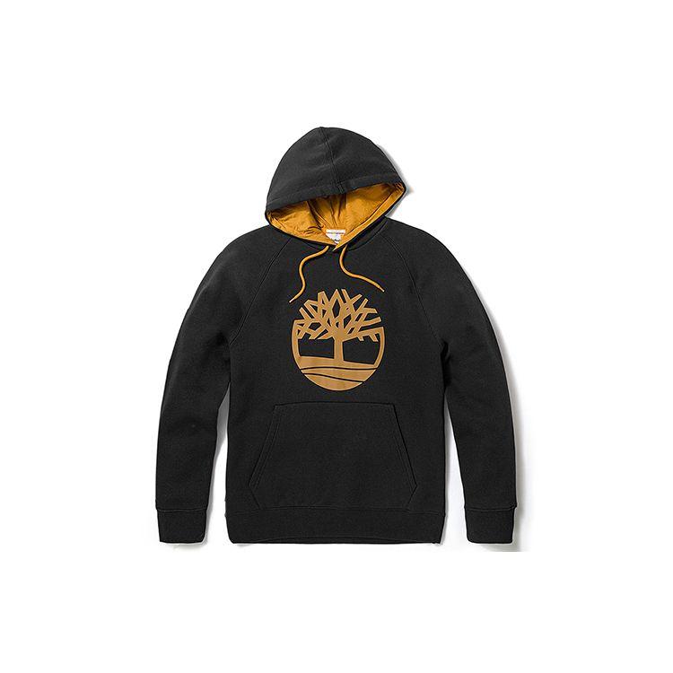 Timberland Флисовая толстовка с капюшоном Мужские толстовки Черные A69WN-001