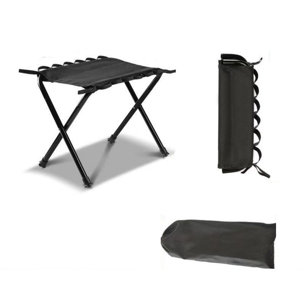 Compact Design Camping Stools Heavy Duty Fishing Chair Small Folding Foot Stool Outdoor Camping