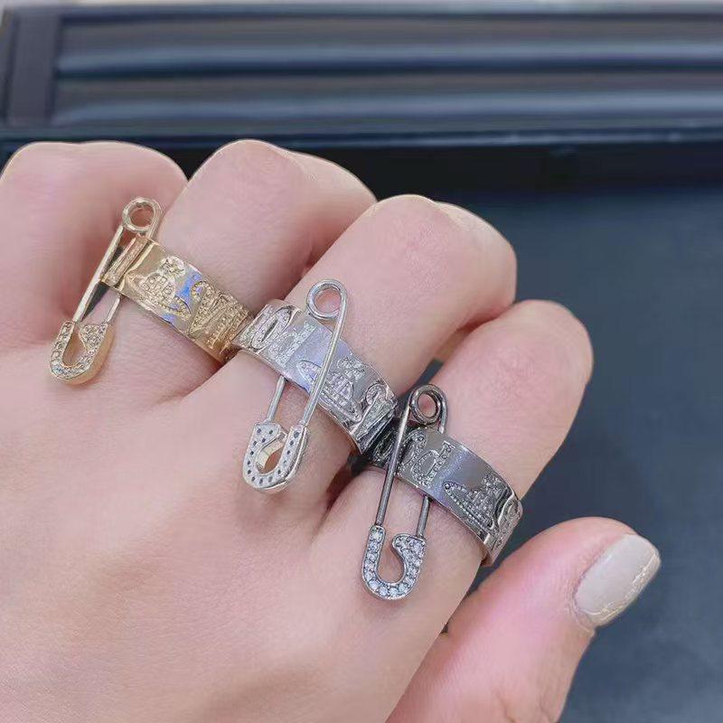 Empress Dowager Cixi Full Diamond Saturn Ring: Women's Punk Fashion Statement