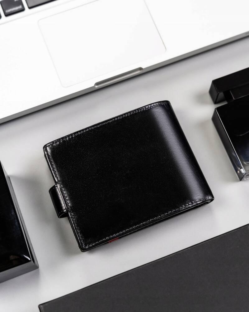 Large men's wallet made of natural leather - Rovicky