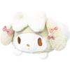 Подушка-плюш Hatayama Shoji Sanrio Nesoberi, Белая, Плюшевая подушка с персонажем, Декор интерьера, Милая, Моя Мелоди, Длина около 35 см