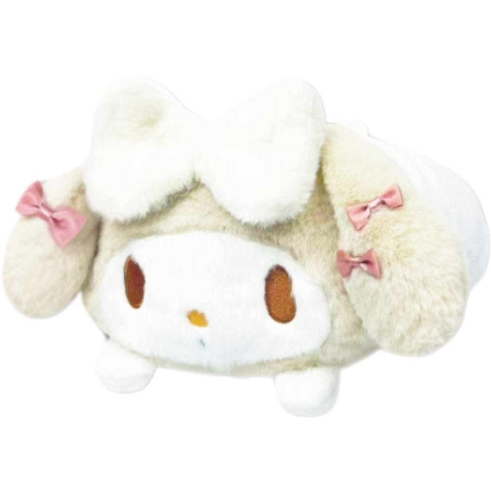 Подушка-плюш Hatayama Shoji Sanrio Nesoberi, Белая, Плюшевая подушка с персонажем, Декор интерьера, Милая, Моя Мелоди, Длина около 35 см