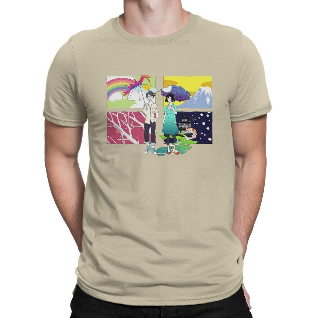 The Tatami Galaxy Newest T Shirt for Unisex Cool Fashion Camisas Pure Cotton Tshirts Custom Christmas Gifts OutdoorWear