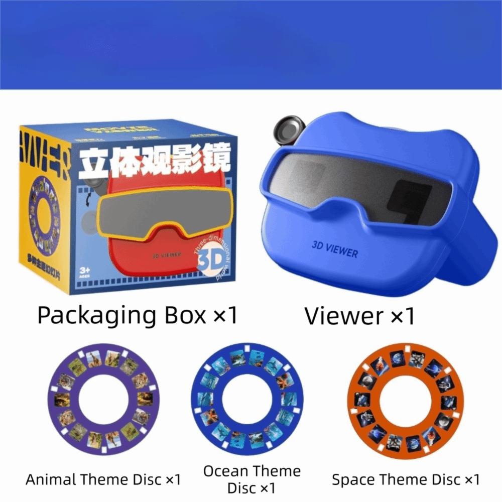 3D Stereoscopic 3D Viewer Toy Portable Story Slides View Finder Viewing Machine Age 4+