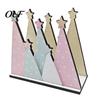 Multi-purpose Desktop Organizer Christmas Theme Wooden Napkin Holder, Decorative Holiday Paper Towel Stand, Makeup Brush And Lipstick Holder