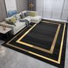 Простой однотонный ковер для украшения гостиной, ковры для холла, черные ковры большой площади, коврик для спальни, прикроватный, мягкий напольный коврик, противоскользящий