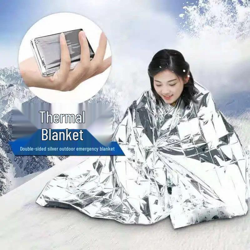 Outdoor Emergency Thermal Blanket - Portable Survival Cold Protection Tent