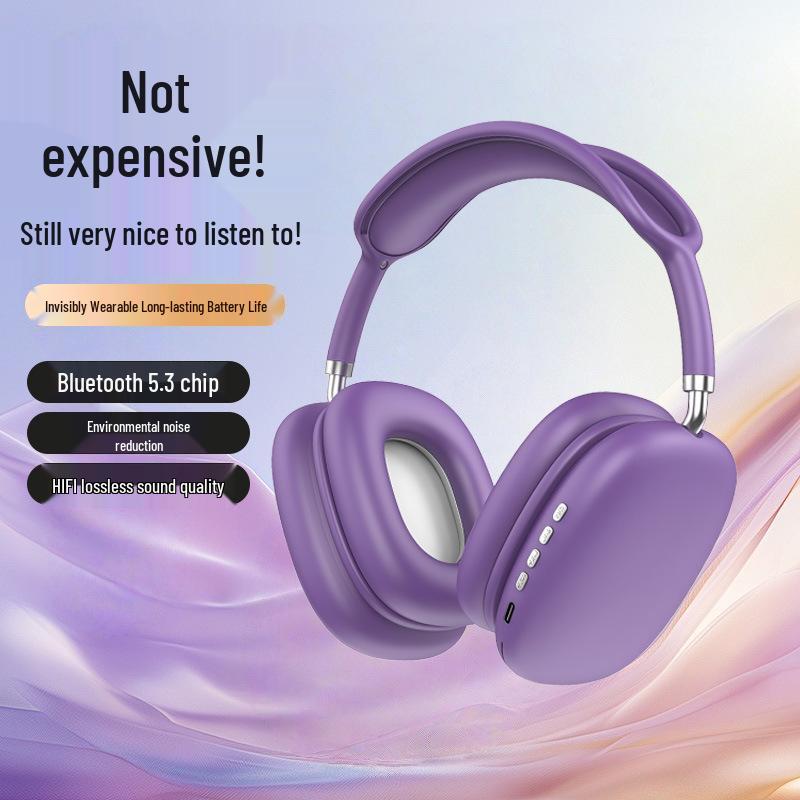 MZ09 Универсальная игровая и спортивная Bluetooth-гарнитура с накладными амбушюрами: Шумоподавление, Сверхдолгая работа от батареи, Стереозвук, Слот для карты.