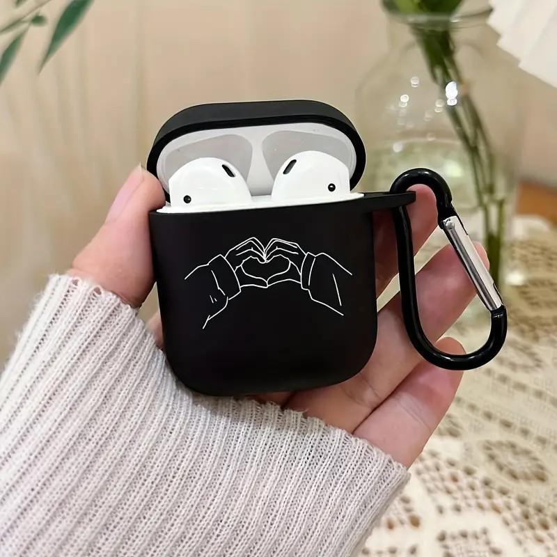 ins black gesture love applies to AirPods1/1st generation protective case Apple pro/1 wireless bluetooth headset cover
