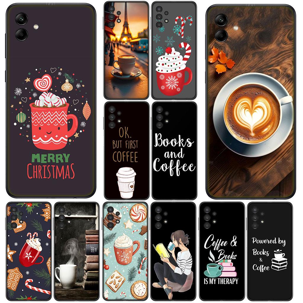 for Motorola Moto G86 G57 G67 G54 G24 G15 Power G13 G14 G34 G35 G45 G53 G55 G64 G75 G72 Case OK But First Coffee Book Christmas