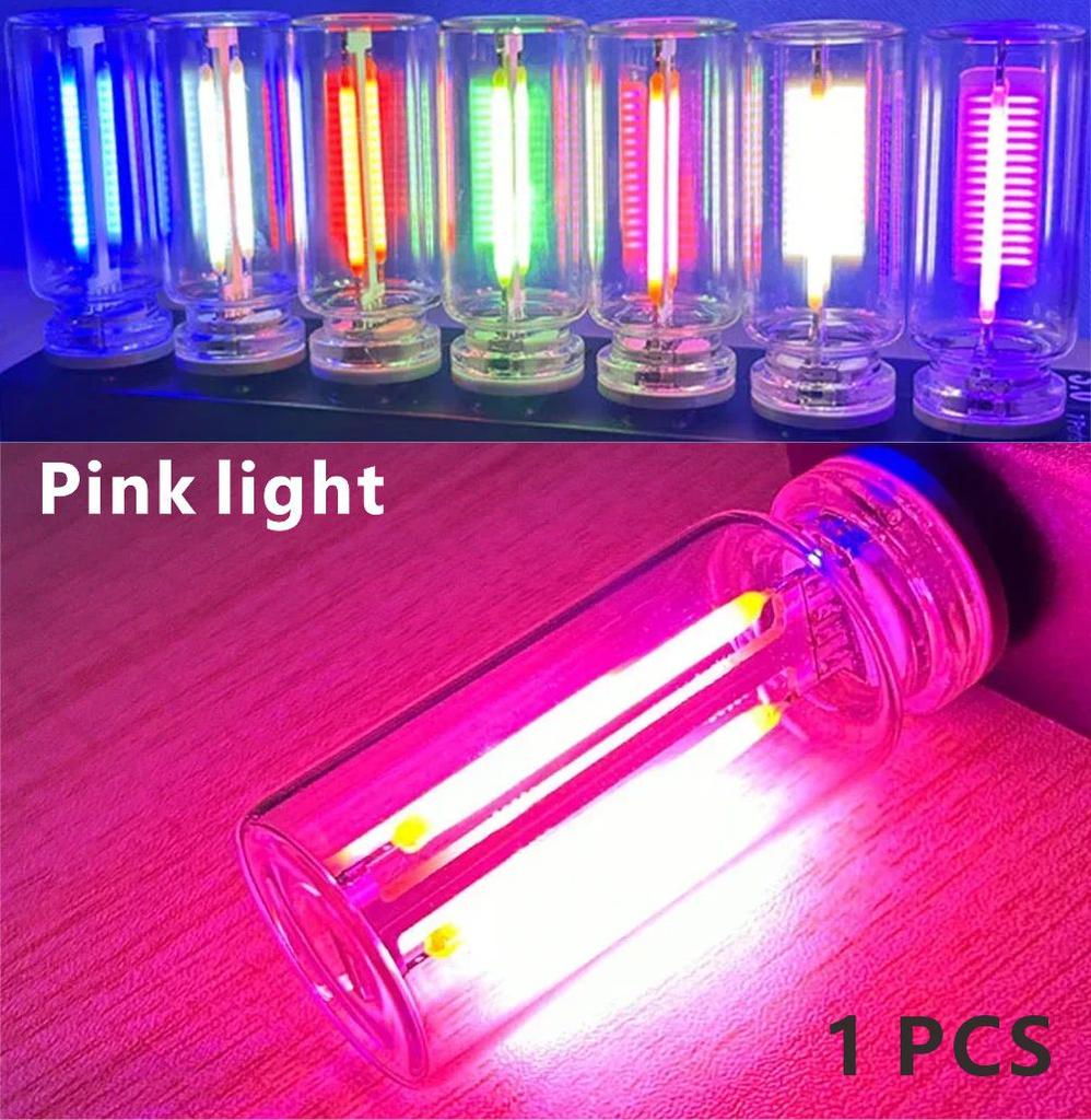 Новый светодиодный стеклянный бутылочный романтический универсальный мягкий свет USB сенсорный ночник автомобильный интерьерный свет для создания атмосферы автомобиль