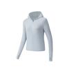Anta Вязаная спортивная куртка Летняя 2026 Женские топы Dream-Shadow-Blue 962627703-4