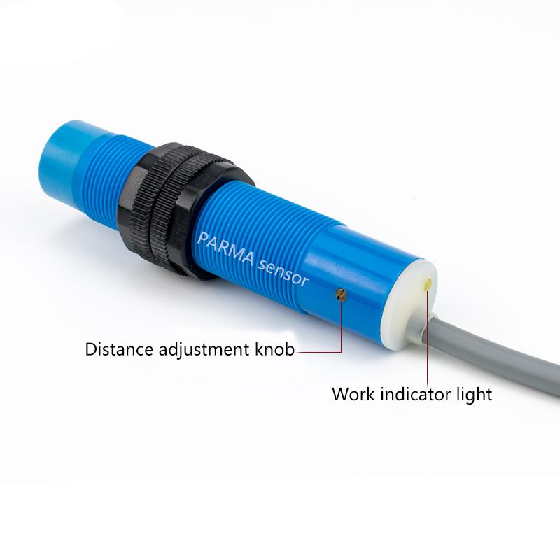 M18 Capacitive Proximity Switch Sensor - Non-metal Detection Switch - Level/Leveling/Stock Sensor