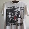 Винтажная футболка Keith Haring Dance Or Die Dance Or Die Нью-Йорк РЕДКАЯ Арт Футболка Унисекс