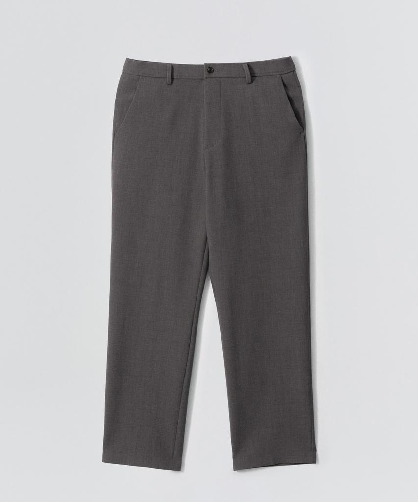 EZIO Hidden Banding Semi-Wide Pants_Grey