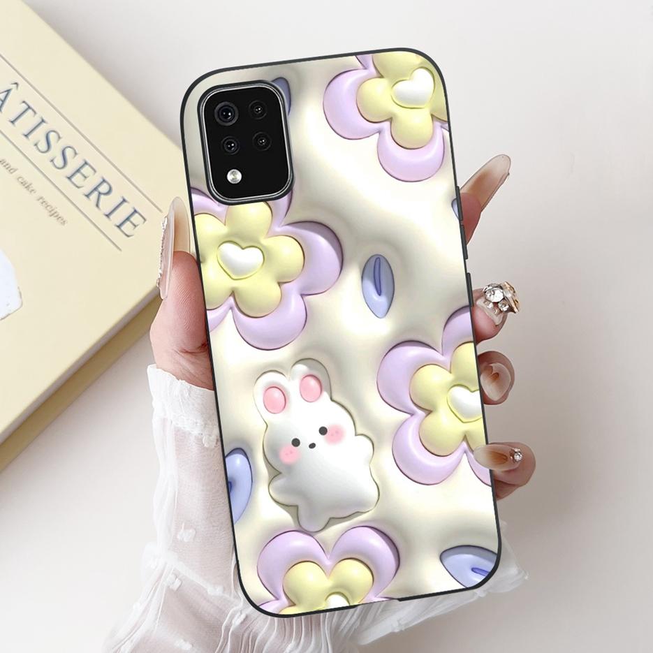 Чехол для LG K42 Чехол для LG K52 LM-K520 Милый Мультяшный Кролик Мягкий Силиконовый Чехол для Телефона Для LG K62 K 42 52 LGK42 LGK52 Задняя Крышка Сумки