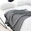 Nordic Minimalist Knitted Summer Nap Air-Conditioning Throw Blanket Bed Tracker Drape Yarn Blanket Sofa Throw
