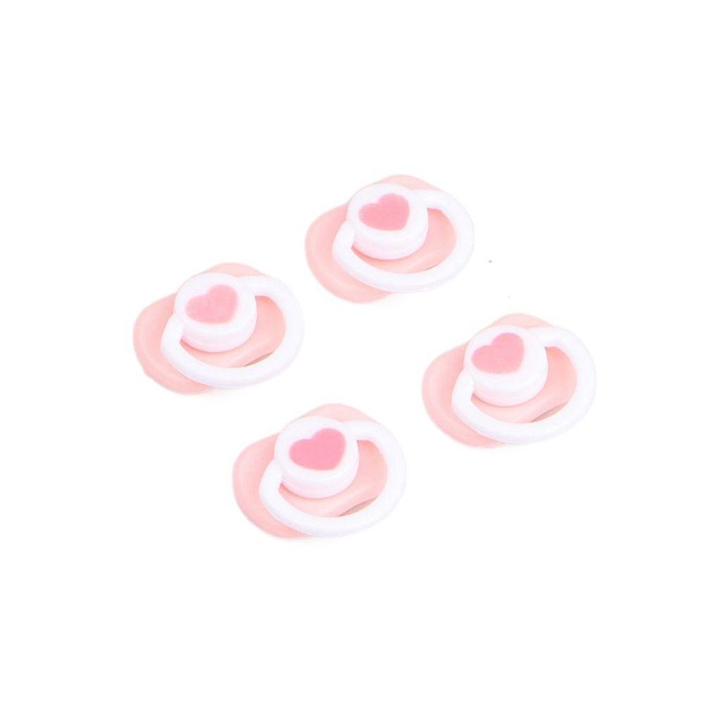 4Pcs Pacifier Model Mini Doll Pacifier Miniature Doll Pacifier Accessories Baby Dolls