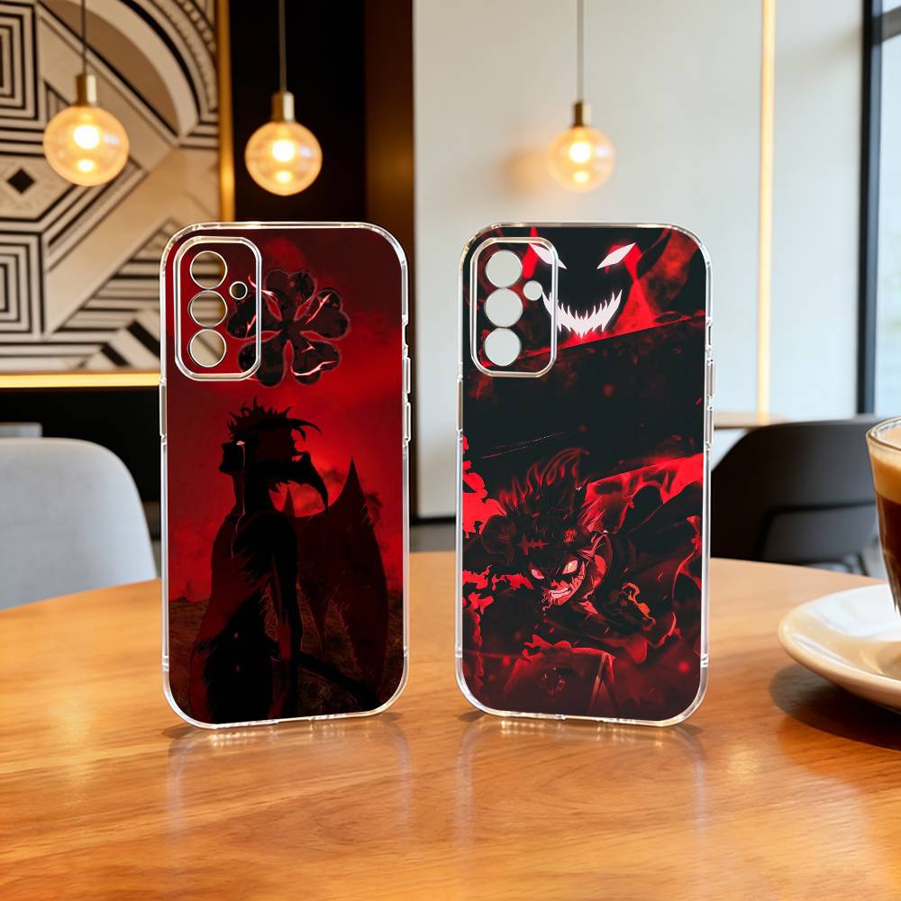 Чехол для телефона Black Clover A-Asta Cool для SamsungA10,12,20,21S,30,31,40,50,51,52,70,71 Прозрачный чехол