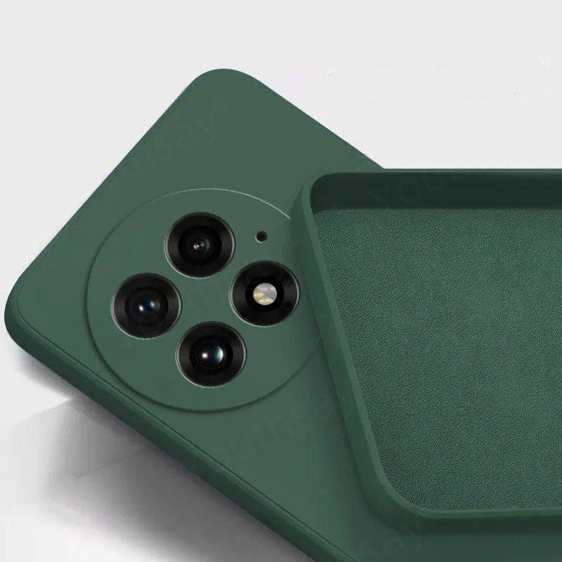 Роскошный чехол для Oneplus 13 Чехол-крышка Oneplus 13 12 12R 11 Funda Coque Мягкий жидкий силиконовый бампер для телефона Oneplus 13