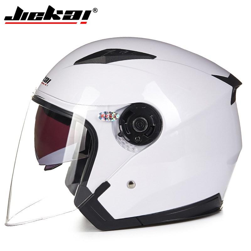 НОВЫЙ мотоциклетный электрический велосипедный шлем Four Seasons DoubleLenses Racing Half Helmets Мотоциклетный шлем Medio Casco