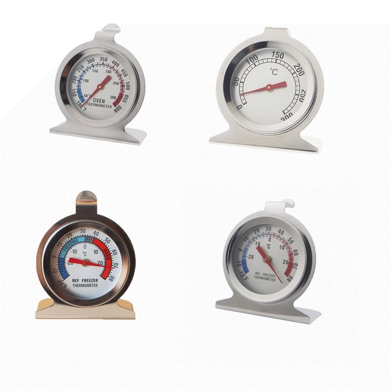 Stainless Steel Thermometers: Oven, Refrigerator, and Stand-Up Models