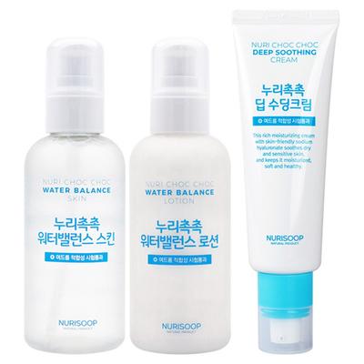 Nuri Forest Nuri Moist Water Balance Skin Lotion Cream Set, 1 набор