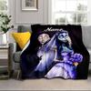 Custom Name Corpse Bride Art Blanket bed sofa Blanket Flannel Blanket for Camping, Hiking, Picnic Essentials,gift for family and friends