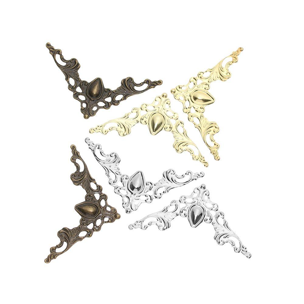 Metal Album Folders Scrapbook Antique Bronze Corner Brackets Box Decor Book Corner Protector