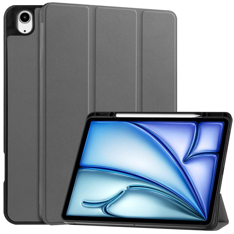 Чехол Funda For iPad Air 2024 M2 из окрашенной искусственной кожи, защитный чехол для iPad Air 13 дюймов, 11 дюймов 2024 с держателем для ручки