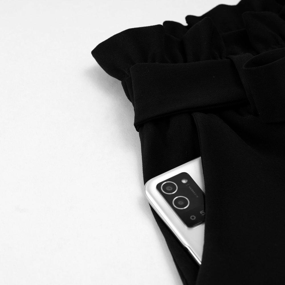 Женские однотонные летние свободные облегающие брюки с темпераментом