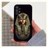Чехол для телефона с рисунком в египетском стиле, фараон, для Samsung S25, S24, S23, S22, S20, S21, S10, Ultra, Plus, Lite, FE, мягкий силиконовый, черный