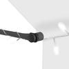 Vidaxl Ręcznie Zwijana Markiza Z Led, 300 Cm, Kremowa