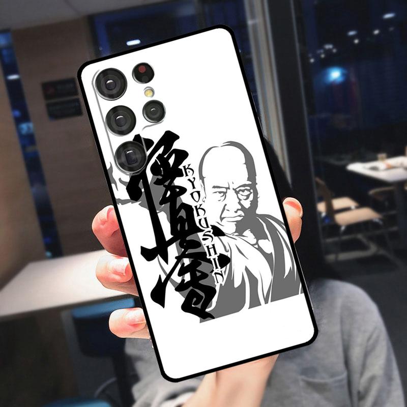 Чехол для телефона Samsung Galaxy S25 S24 S21 S22 S23 Ultra S9 S10 Plus S24 FE S21 FE с изображением Ояма Киокушинкай Каратэ