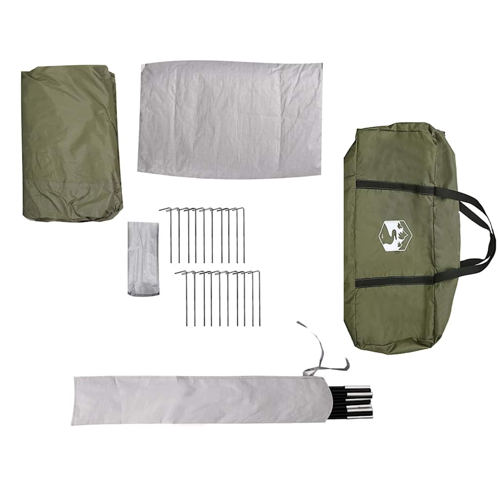 Tipi Family Tent for 8 Persons Olive Green Waterproof