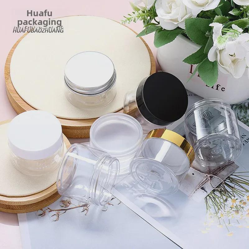 Бутылка из ПЭТ-пластика с широким горлом и 47 зубцами, 40 мл, баночка для крема для дорожных косметических средств