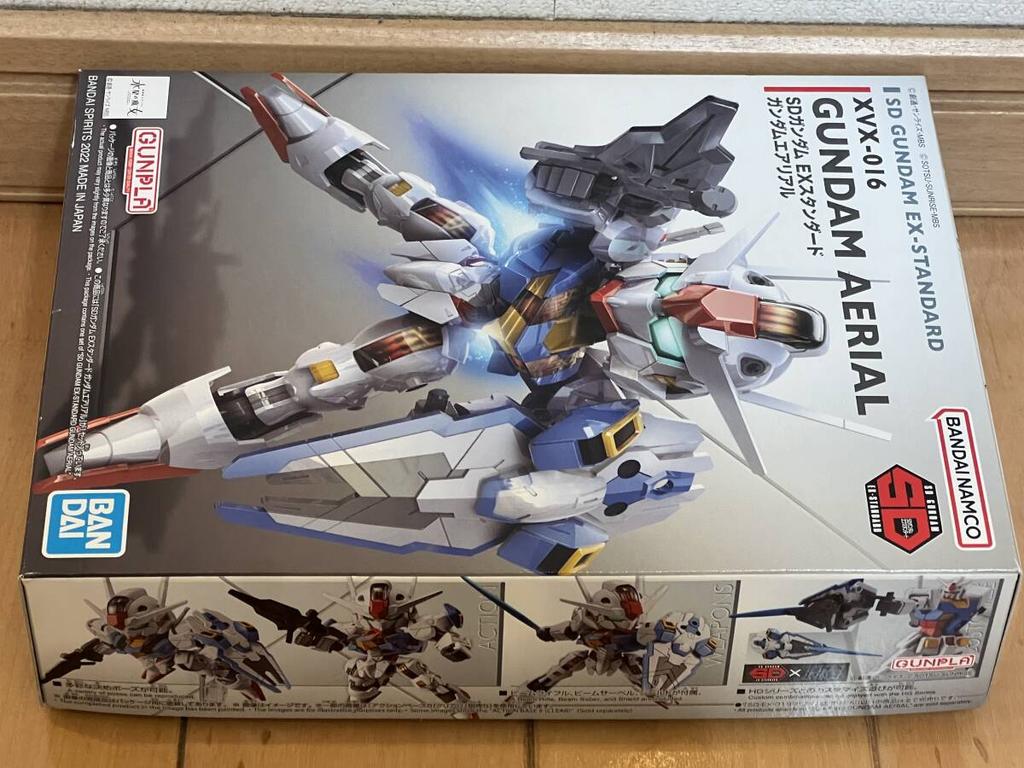Bandai Бренд нераспечатанный SD Gundam Aerial 019 новый, EX-Standard