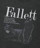 FALLETT [22Осень/Зима] Deuce Nero Вязаный пуловер с длинным рукавом Угольный