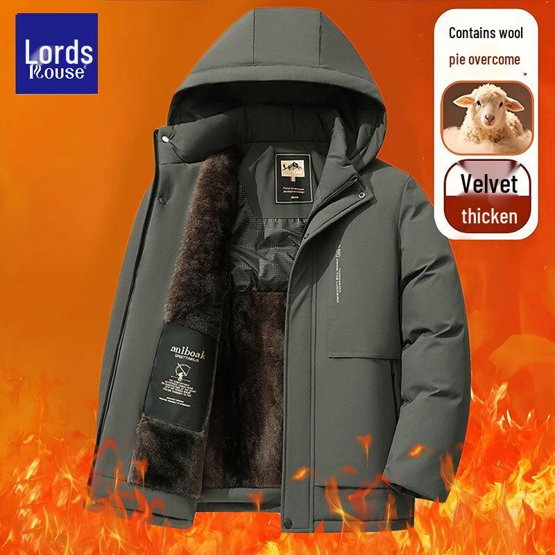 Loz Men's Winter Insulated Windproof Jacket