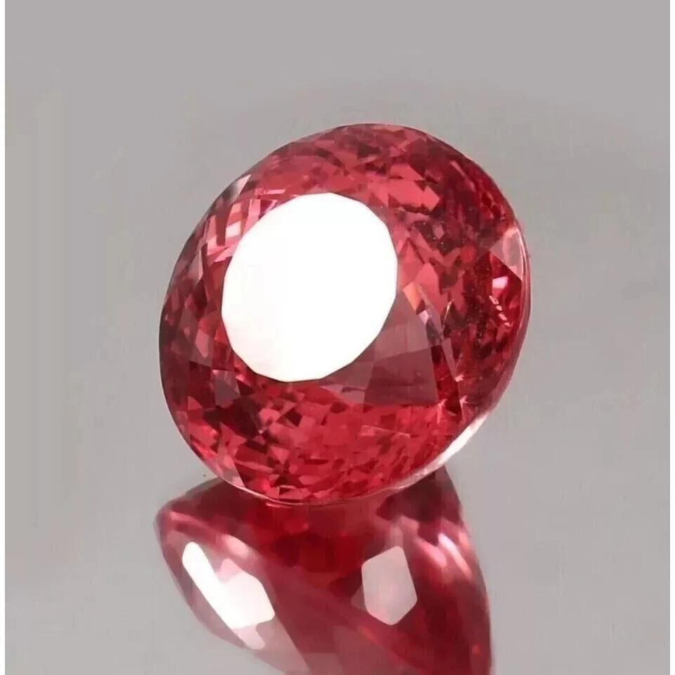 Natural Ceylon Padparadscha Sapphire Round Certified AAA+ Loose Gemstone