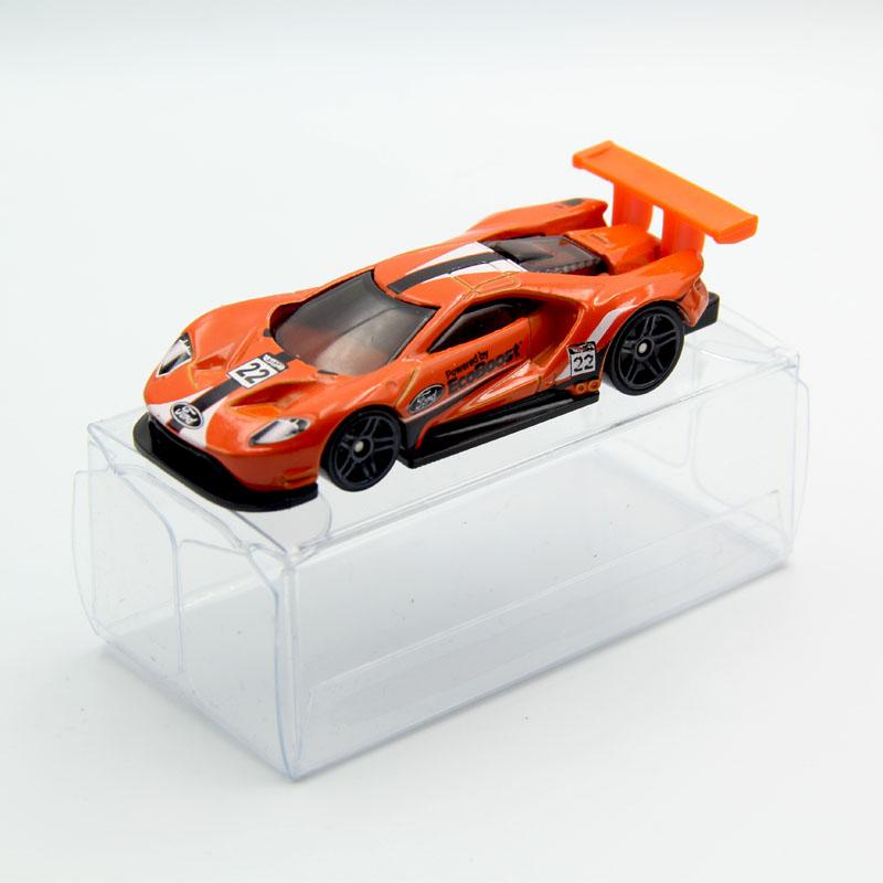 50 шт. прозрачная витринная коробка для игрушечных машинок Hot Wheels/Tomica;Выставочная коробка для моделей автомобилей, Витрина-хранилище для моделей транспортных средств 1/64