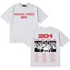Unisexuel Turizo Trendy Music 201 Print T Shirt Unisex Women Oversized Short Sleeve Tee Shirts Casual Cotton Vintage Tshirt Streetwear