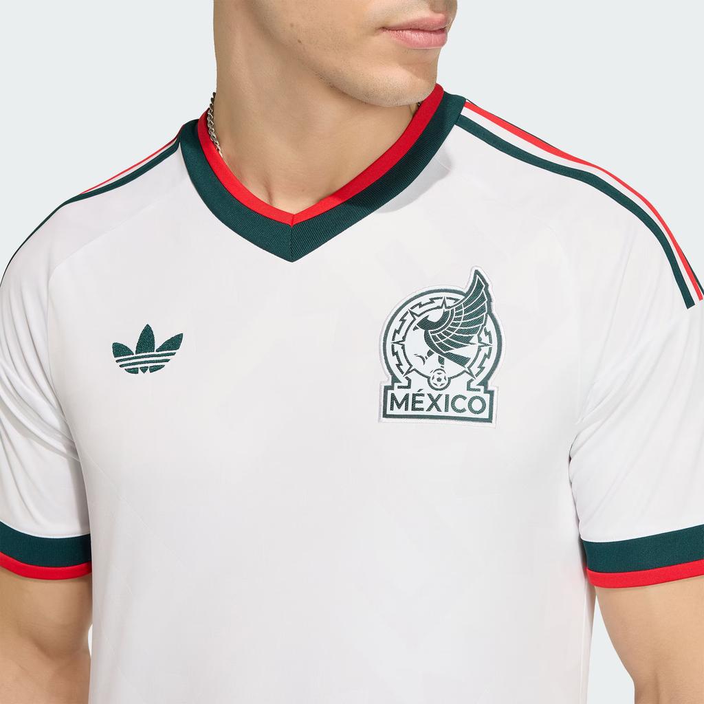 adidas Мексика 26 Выездная футболка Белая Мужские Топы JZ0736