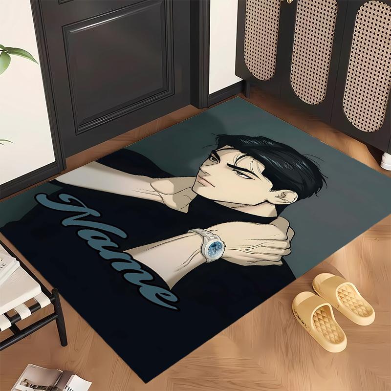 Joo Jaekyung (1) Personalized name Office Carpet Stylish Decor for Living Room Bedroom Kitchen