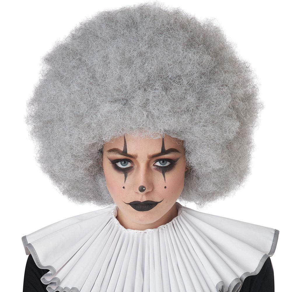 Парик California Costumes "Джамбо Афро", Серый, для Костюмов, Фестивалей, Мероприятий и Вечеринок (70965)