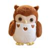 Плюшевая игрушка Ночная сова Белая Коричневая Птица Плюшевая Игрушка Мягкая Игрушка Кукла Подушка